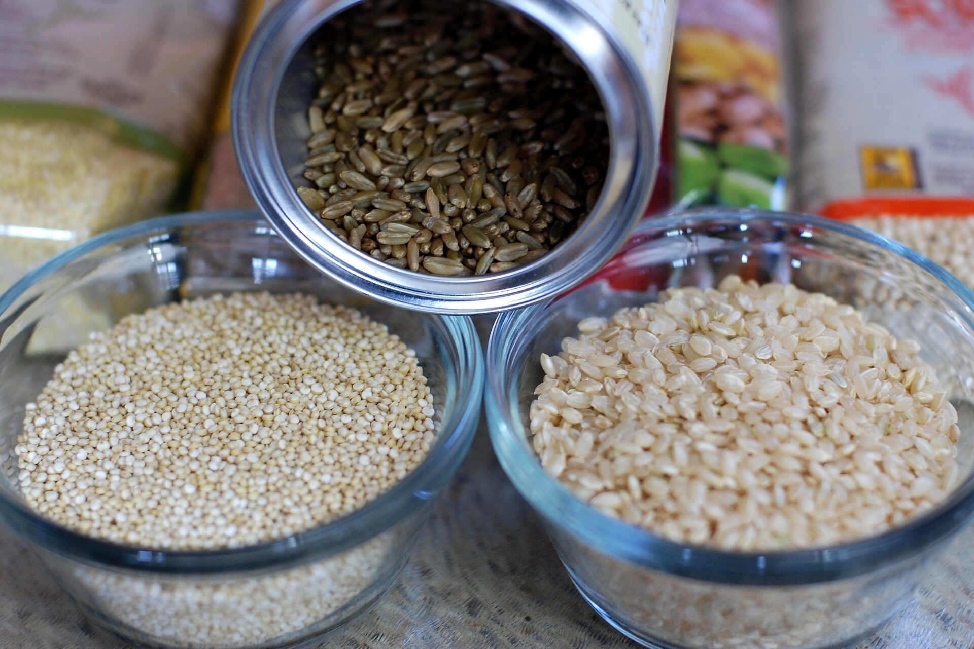 Céréales riz quinoa