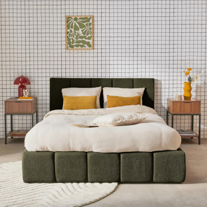 LIt coffre 160x200 kaki