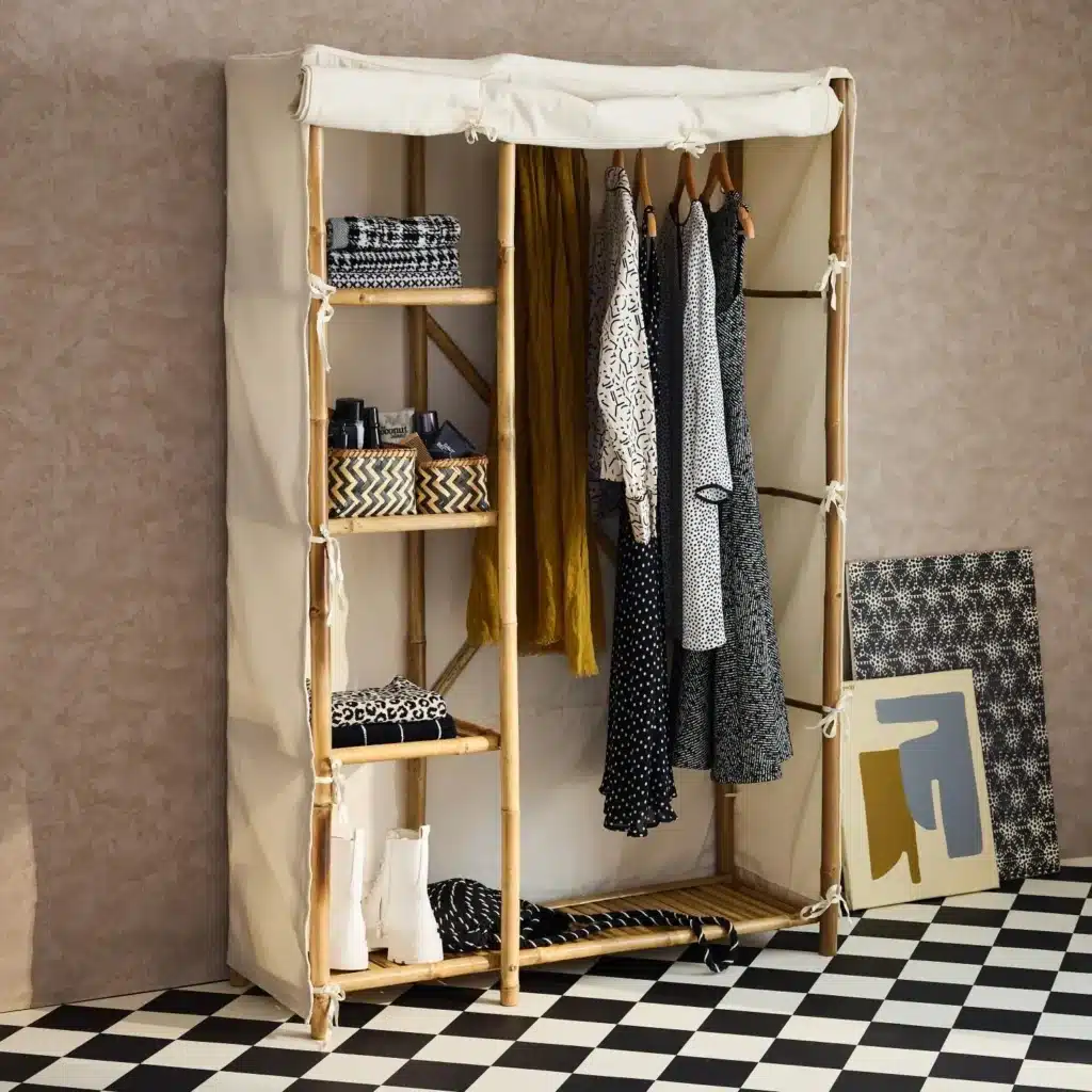 Armoire dressing bambou